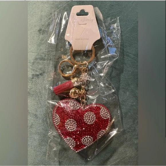 NWT—4 Key Chains/Purse Charms & 1 Tiny Cow—SPARKLY! Customer appreciation gifts! - Picture 6 of 13